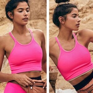 Free People, XS/S, Happiness Runs, Tank, Bright Pink, Best Selling, Brand…
